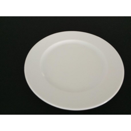 Assiette porcelaine blanche 26 cm
